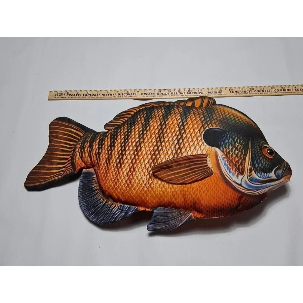 Cabin Critters Bluegill Realistic Large Fish Pillow Plush Vintage 22